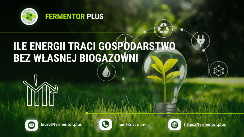 strata energii bez biogazowni
