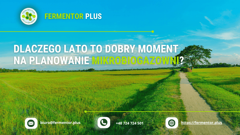 Dlaczego lato to dobry moment na planowanie mikrobiogazowni