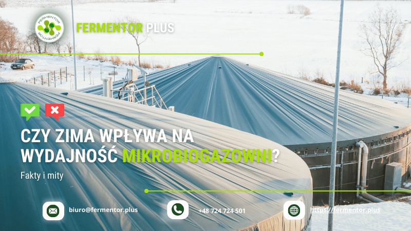 Czy zima wplywa na wydajnosc mikrobiogazowni