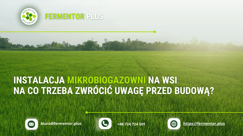 mikrobiogazownia na wsi