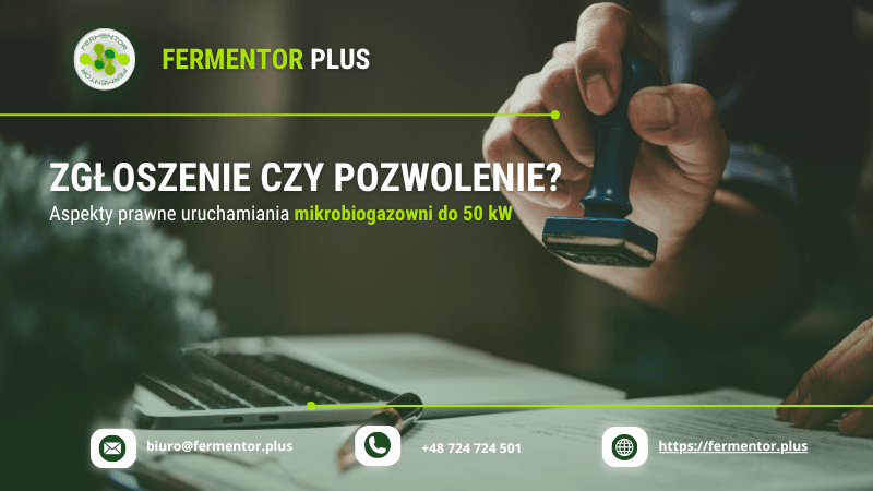 Aspekty prawne uruchamiania mikrobiogazowni do 50 kW