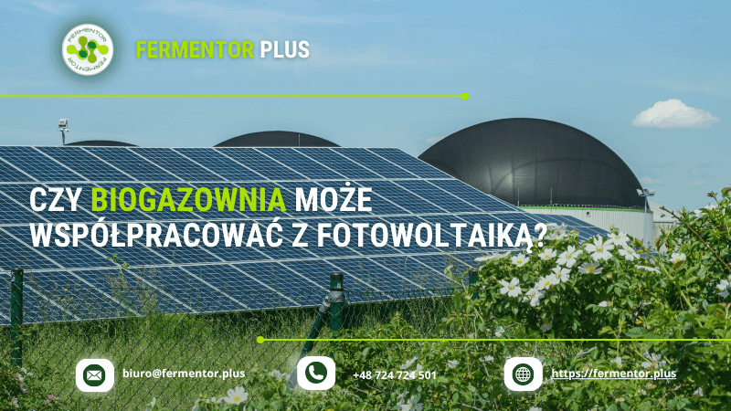 Czy biogazownia może współpracować z fotowoltaiką