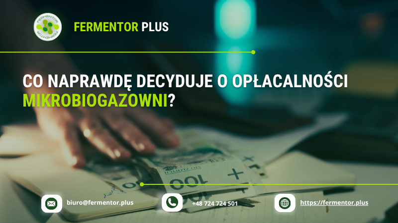 Co naprawdę decyduje o opłacalności mikrobiogazowni?